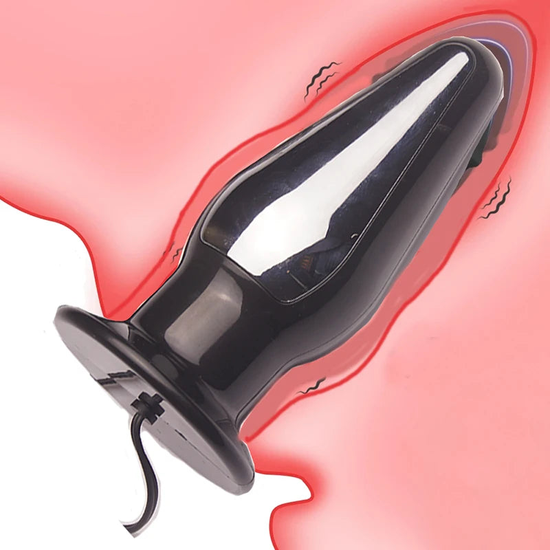 E stim Electrosex Electrostimulation Anal Butt Plug,Electric Shock Penis Cock Ring Stimulation,Electro Sex Cockring,BDSM Toys