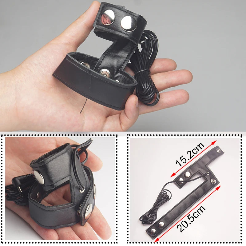 E stim Electrosex Electrostimulation Anal Butt Plug,Electric Shock Penis Cock Ring Stimulation,Electro Sex Cockring,BDSM Toys