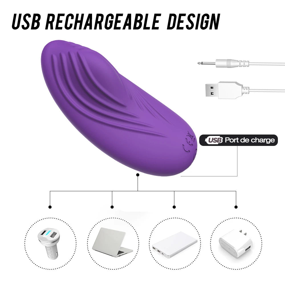 Butterfly Wearable Vibrator for Women Masturbator Wireless Remote Control Clitoris Vibrating Panties Orgasm Sex Toys for Couple