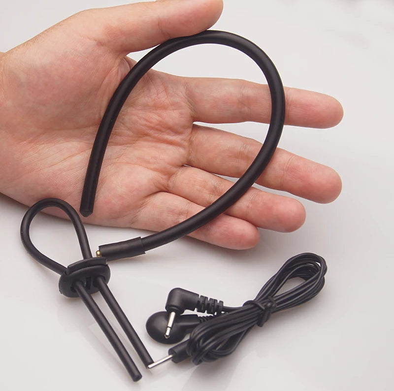 E stim Electrosex Electrostimulation Anal Butt Plug,Electric Shock Penis Cock Ring Stimulation,Electro Sex Cockring,BDSM Toys