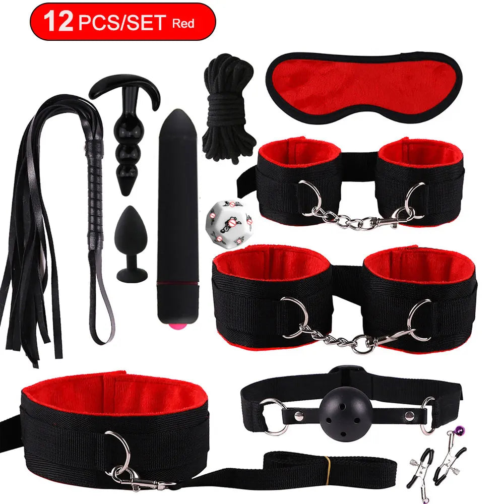 Sex toys for women BDSM sexual couples kit erotic accessories handcuffs for session Anal plug sex game Adult Sexy Toys sexyshop