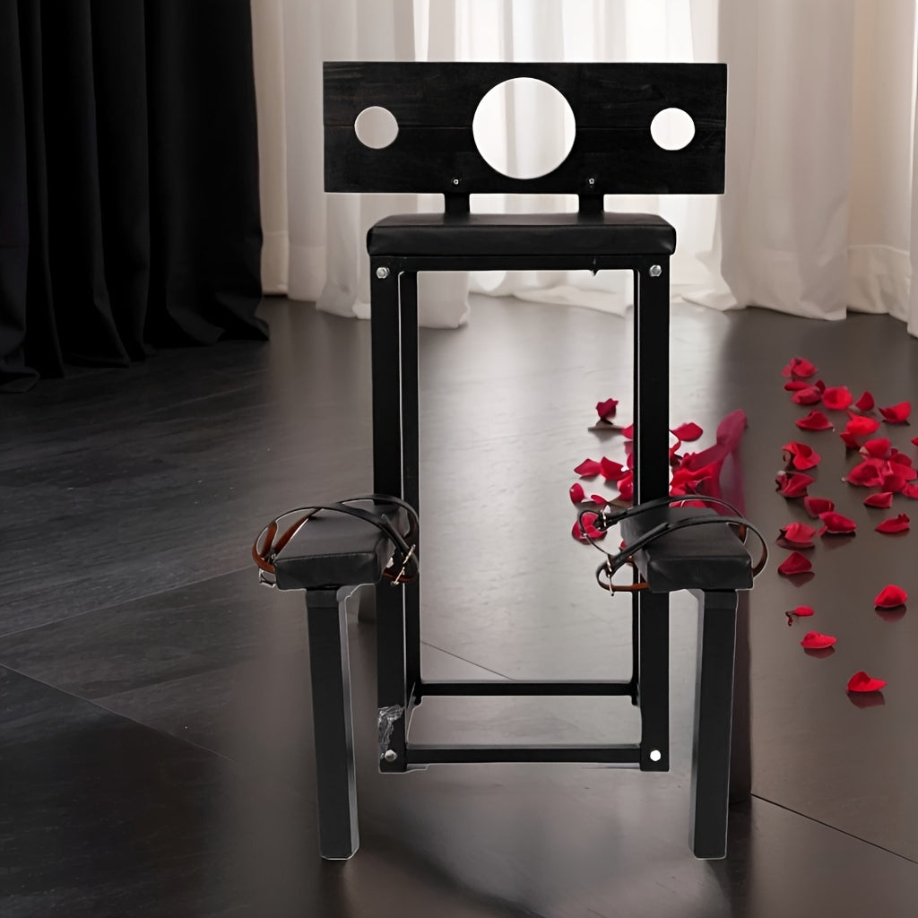 BDSM Sex Chair Bench With Handcuffs And Ankle Cuffs Bondage Chair With Cuffs Fetish BDSM Bondage Furniture For Adult Games