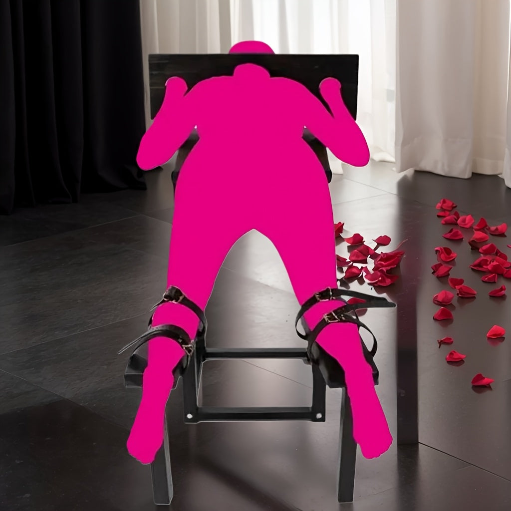 BDSM Sex Chair Bench With Handcuffs And Ankle Cuffs Bondage Chair With Cuffs Fetish BDSM Bondage Furniture For Adult Games